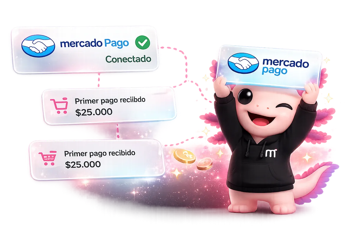 Mocca: Mercado Pago conectado y primer pago recibido de $25.000