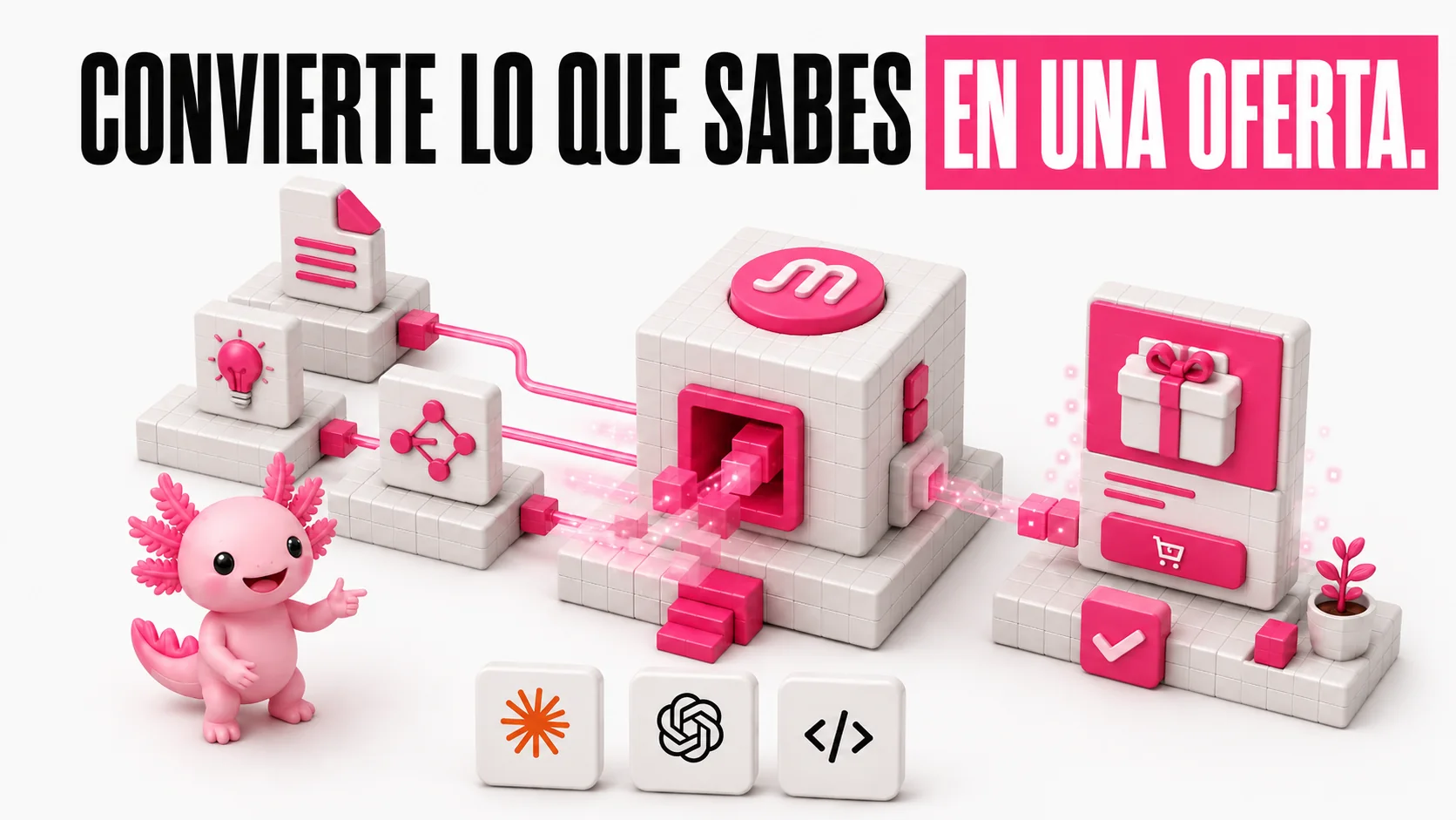Convierte lo que sabes en una oferta