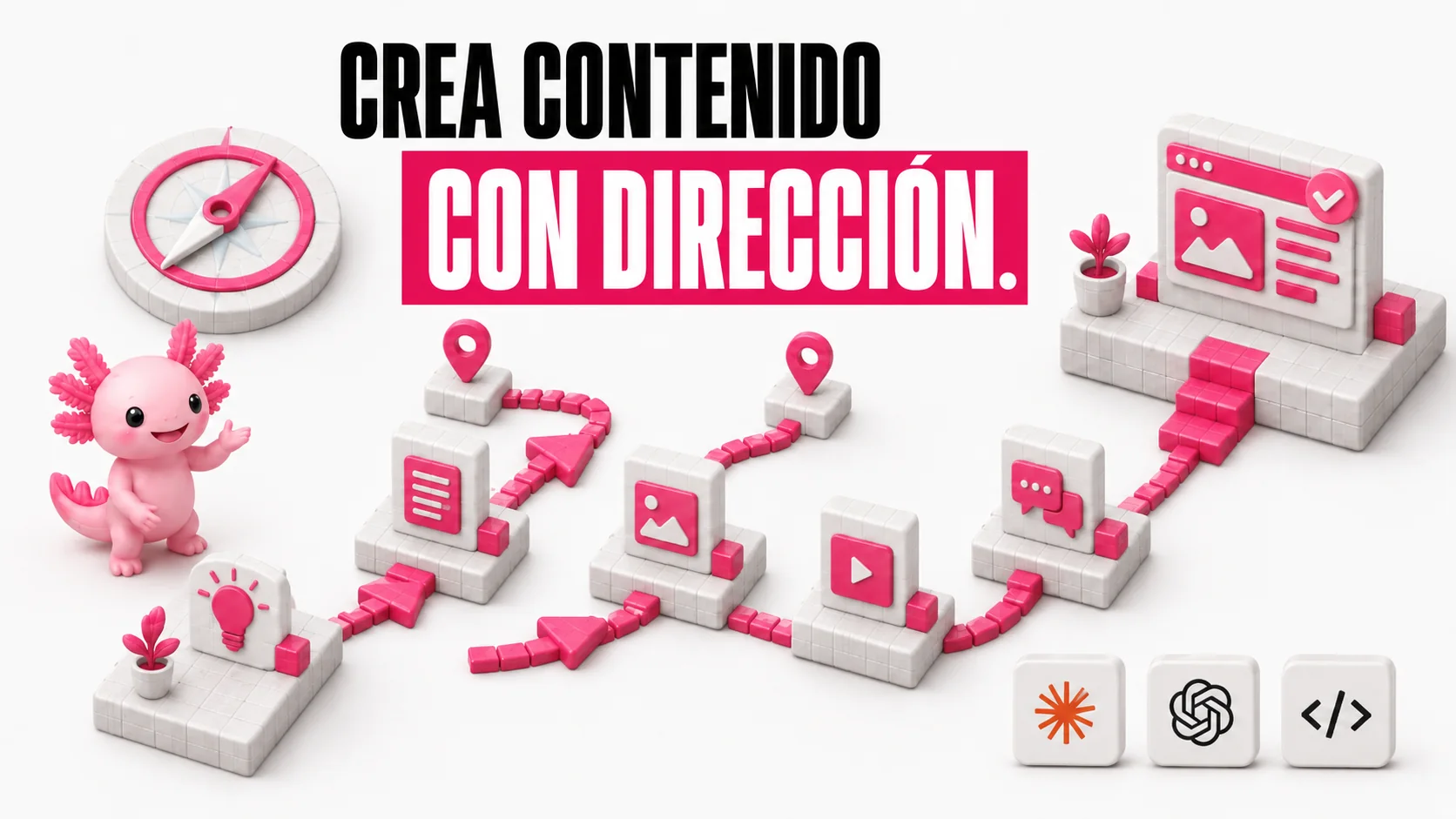 Crea contenido con dirección