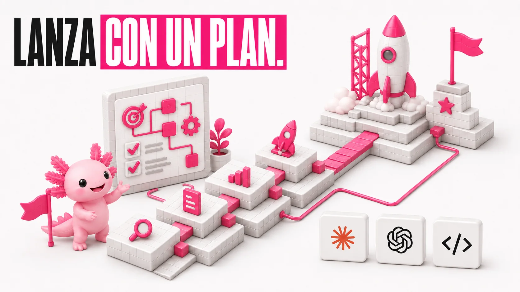 Lanza con un plan